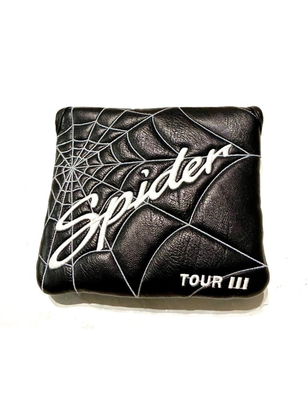 TaylorMade My Spider Tour III Mallet Putter Headcover Black White Spider Web